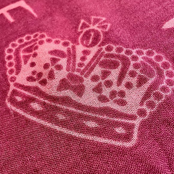 4 for $20 Sale Rare Juicy Couture Fine Wool Purple Scarf - Picture 5 of 9